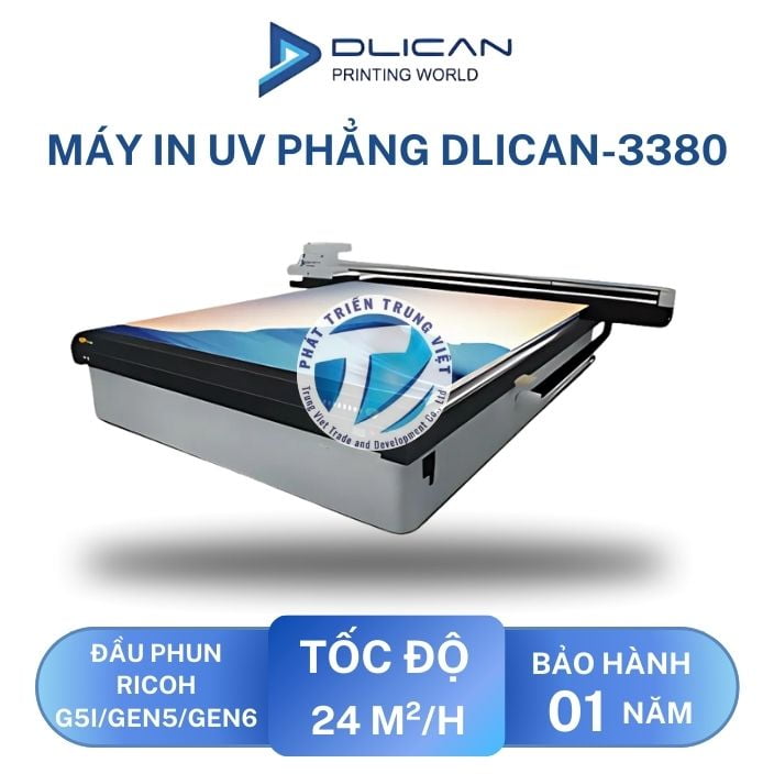 Máy In UV Phẳng&nbsp;DLI-3380